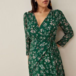 BNWT Reformation Melba wrap dress